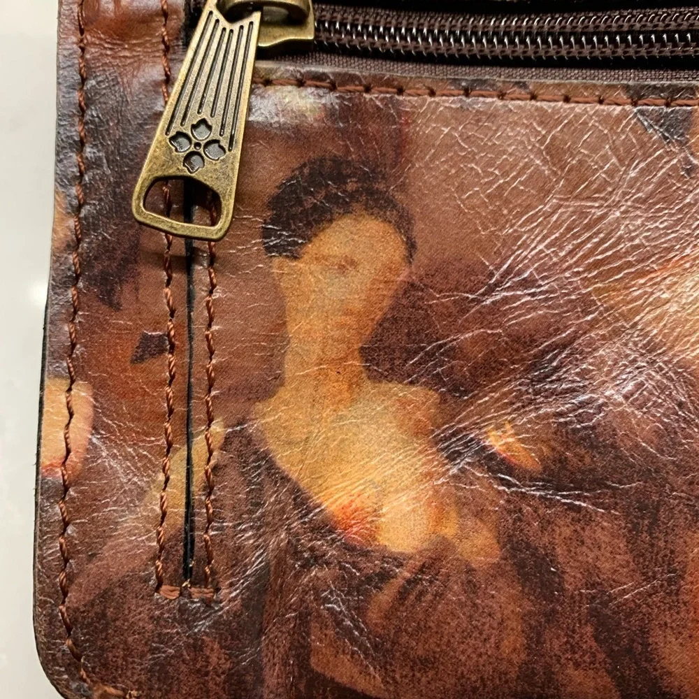 RARE Patricia Nash Hand Painted Women Mini Lace Leather Crossbody Bag​ - Picture 6 of 13